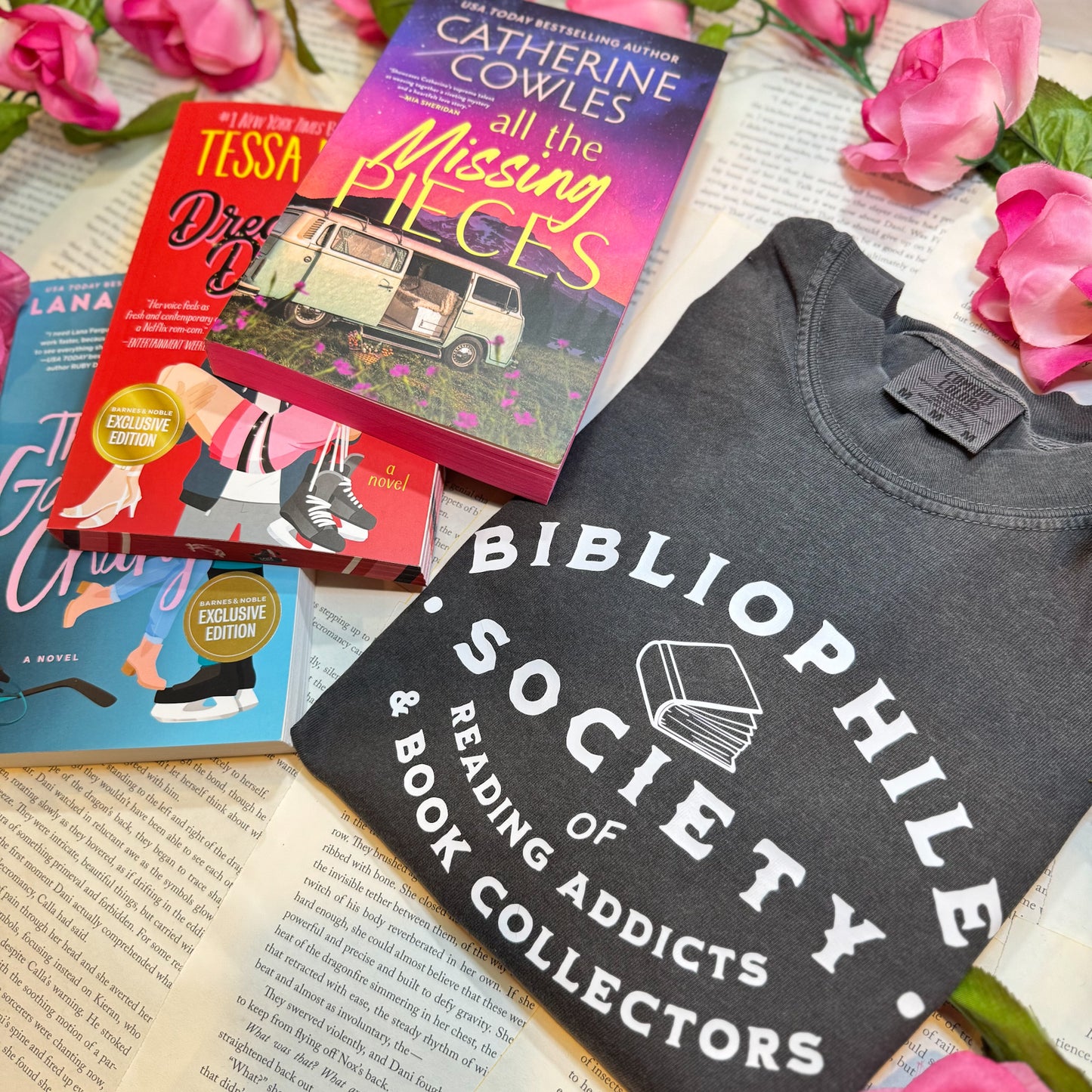 Bibliophile Society Comfort Colors Heavyweight Shirt | Perfect for Readers and Book Collectors