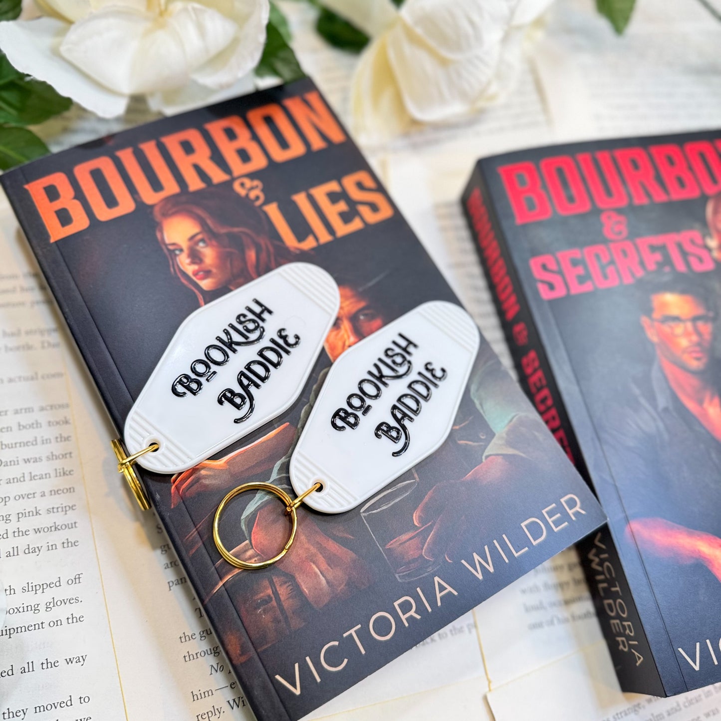 Bookish Baddie Motel Keychain