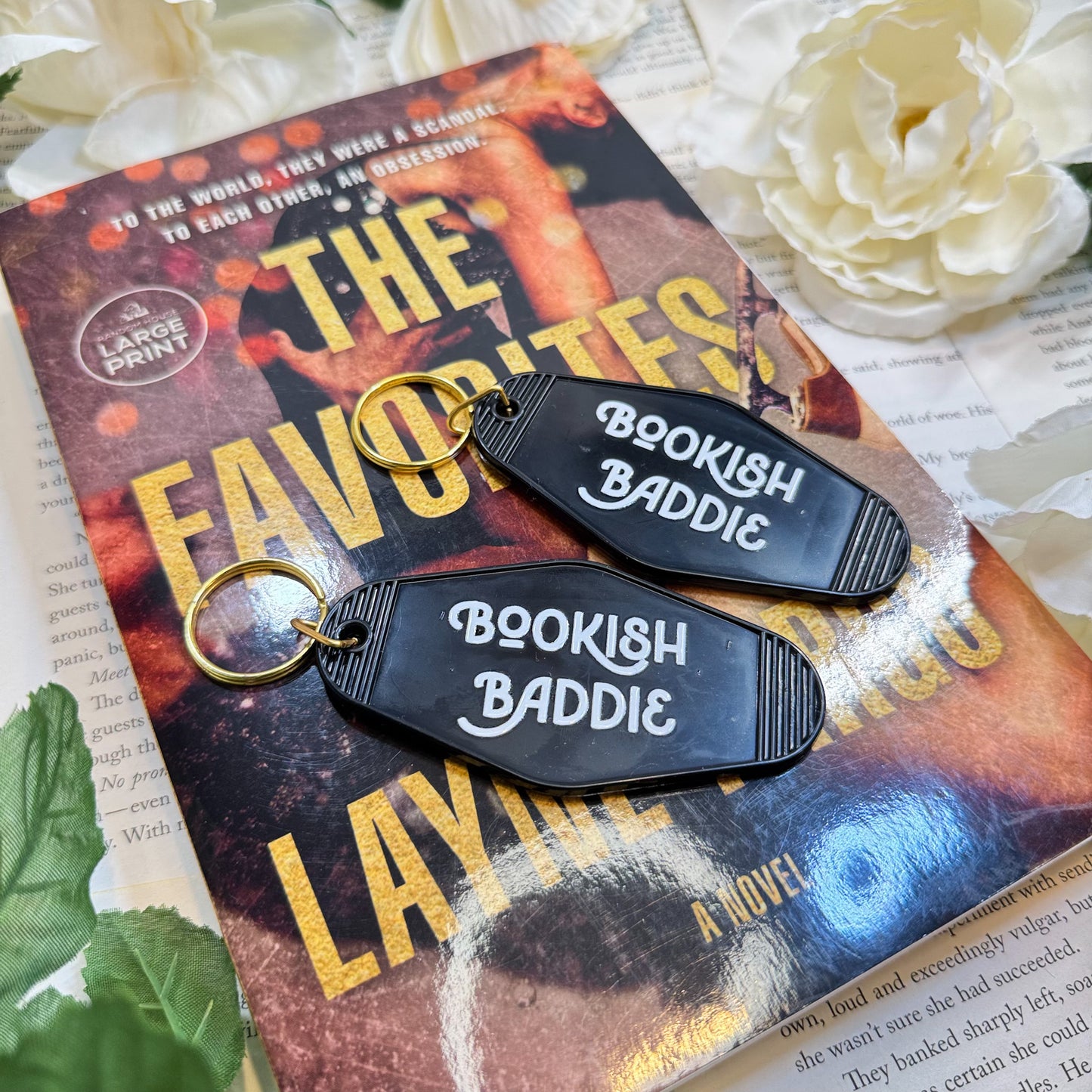 Bookish Baddie Motel Keychain