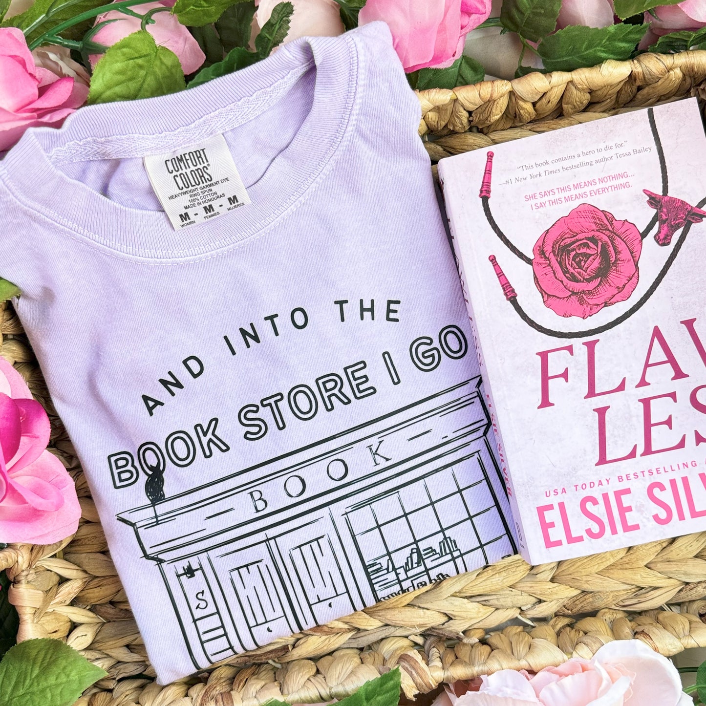 Into the Bookstore I Go Comfort Colors Shirt | Premium Heavyweight Bookish Tee for Cozy and Stylish Bookstore Adventures