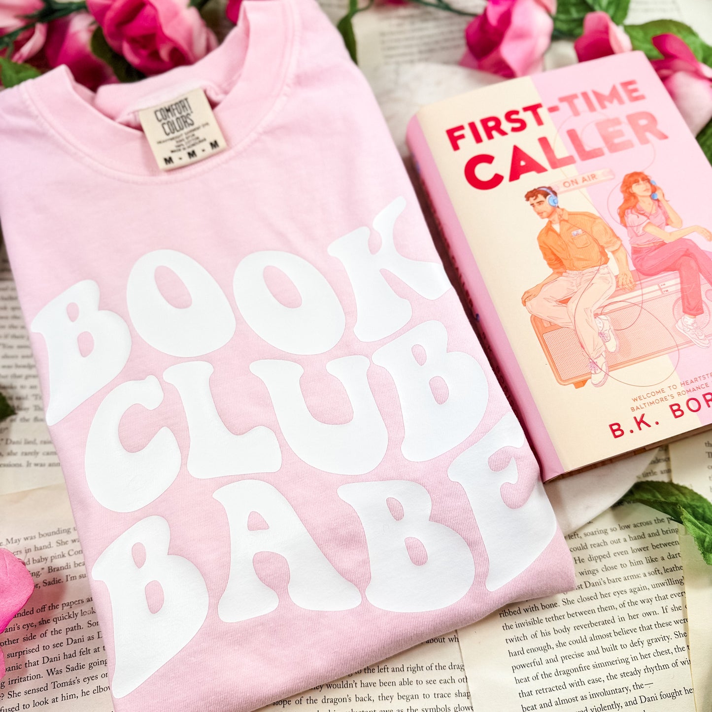 Book Club Babe Comfort Colors Heavyweight Shirt | Literary Fashion Staple