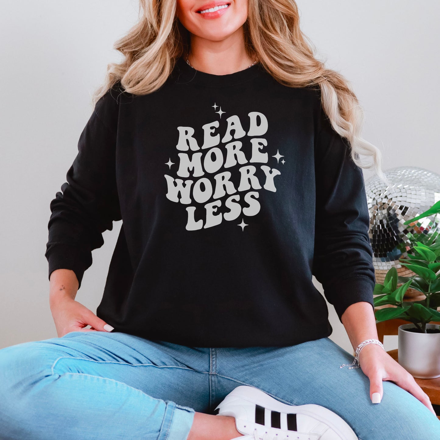 Read More Worry Less Comfort Colors Heavyweight Long Sleeve Shirt