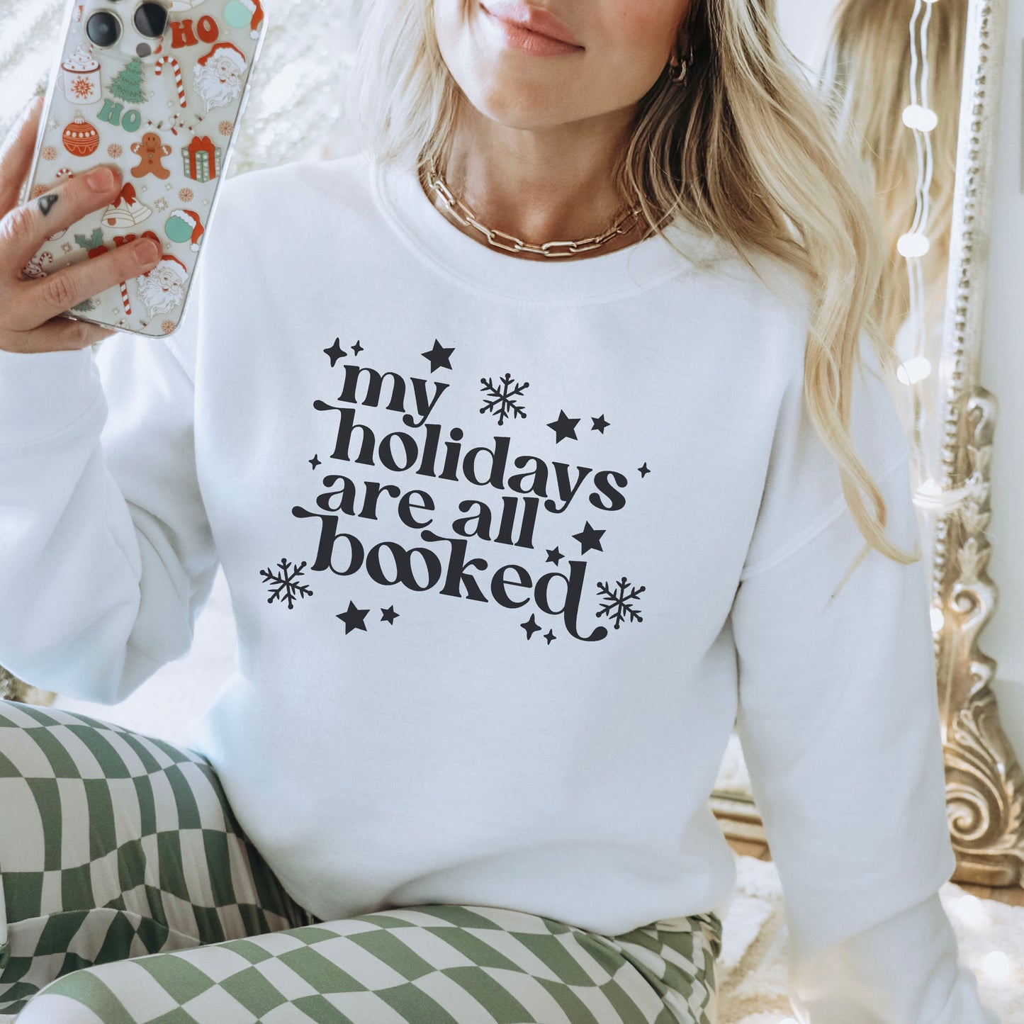 My Holidays Are All Booked Premium Sweatshirt - Natalia’s Design Studio