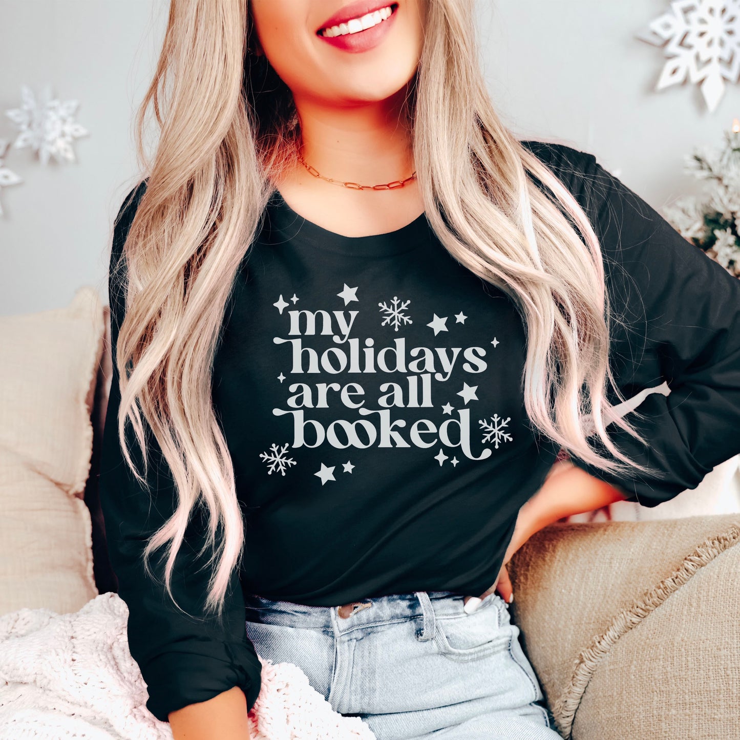 My Holidays Are All Booked Premium Long Sleeve Shirt - Natalia’s Design Studio