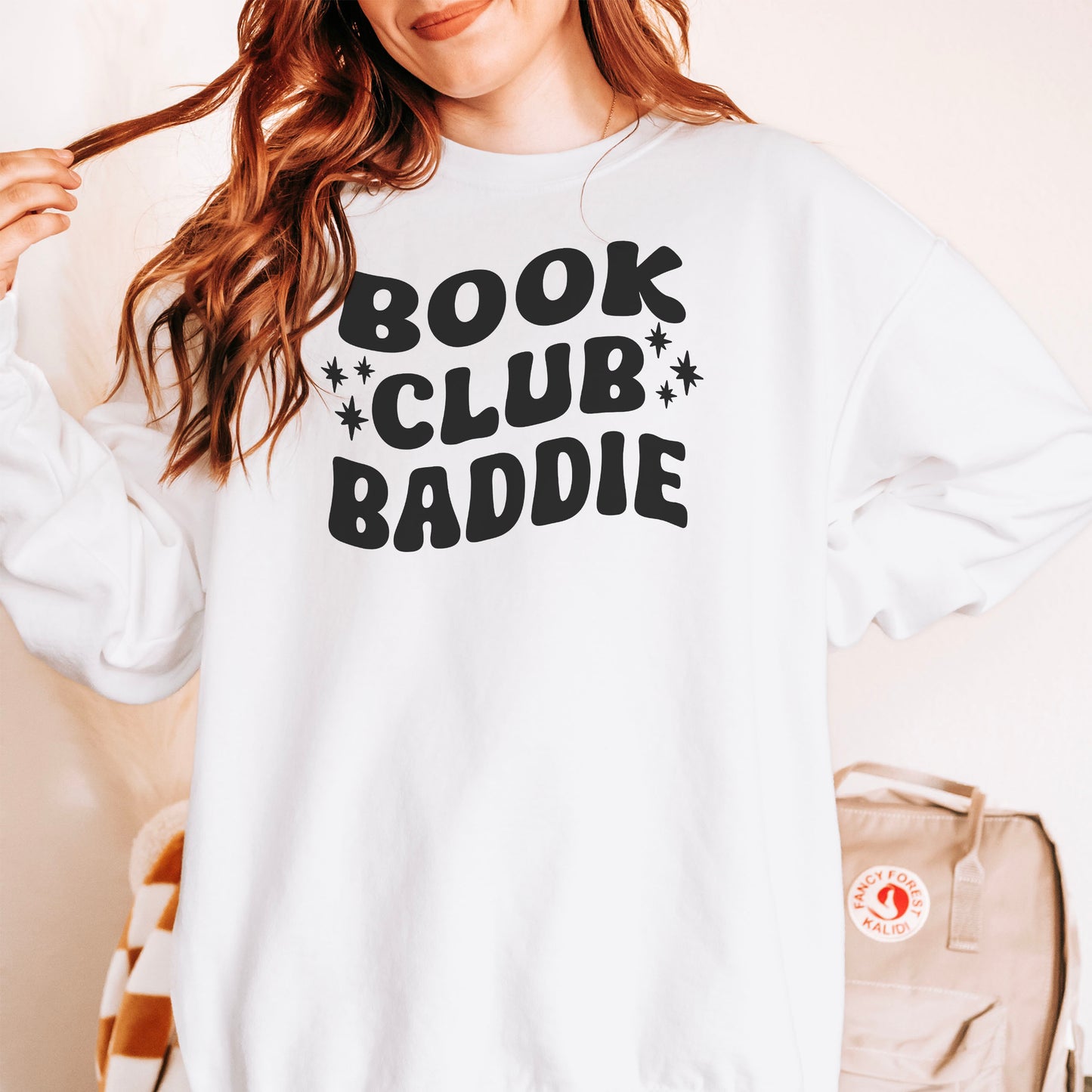 Book Club Baddie Premium Sweatshirt - Natalia’s Design Studio