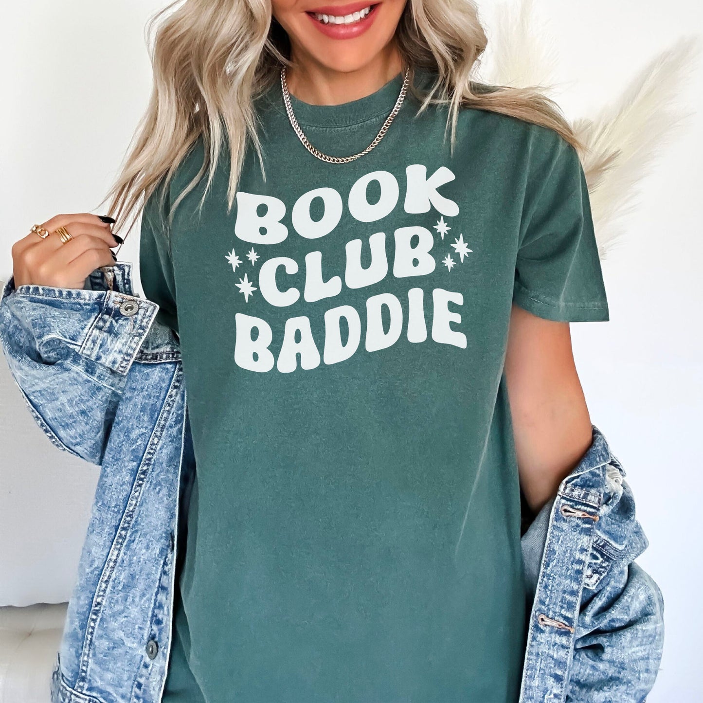 Book Club Baddie Premium T-Shirt - Natalia’s Design Studio