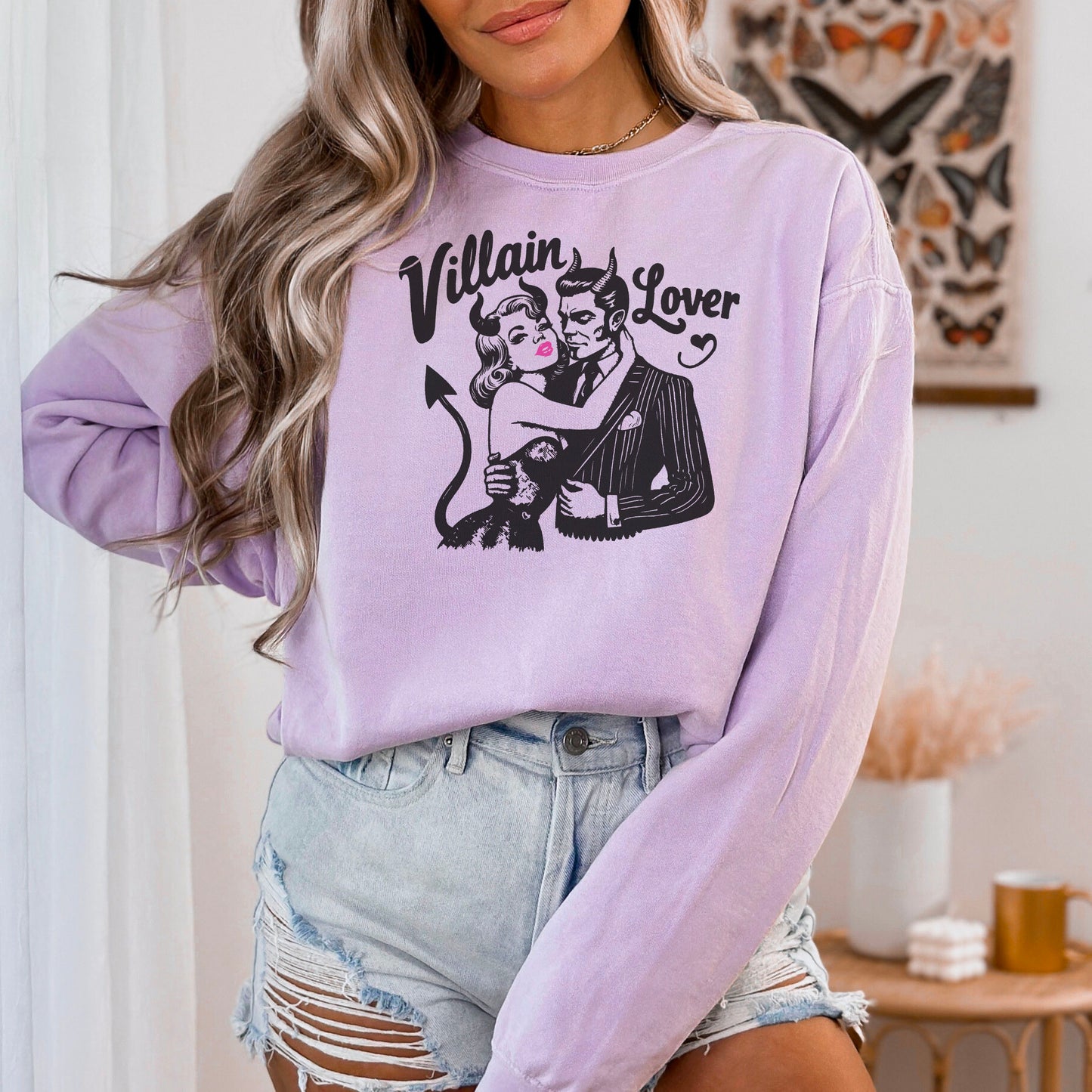Villain Lover Premium Heavyweight Comfort Colors Sweatshirt
