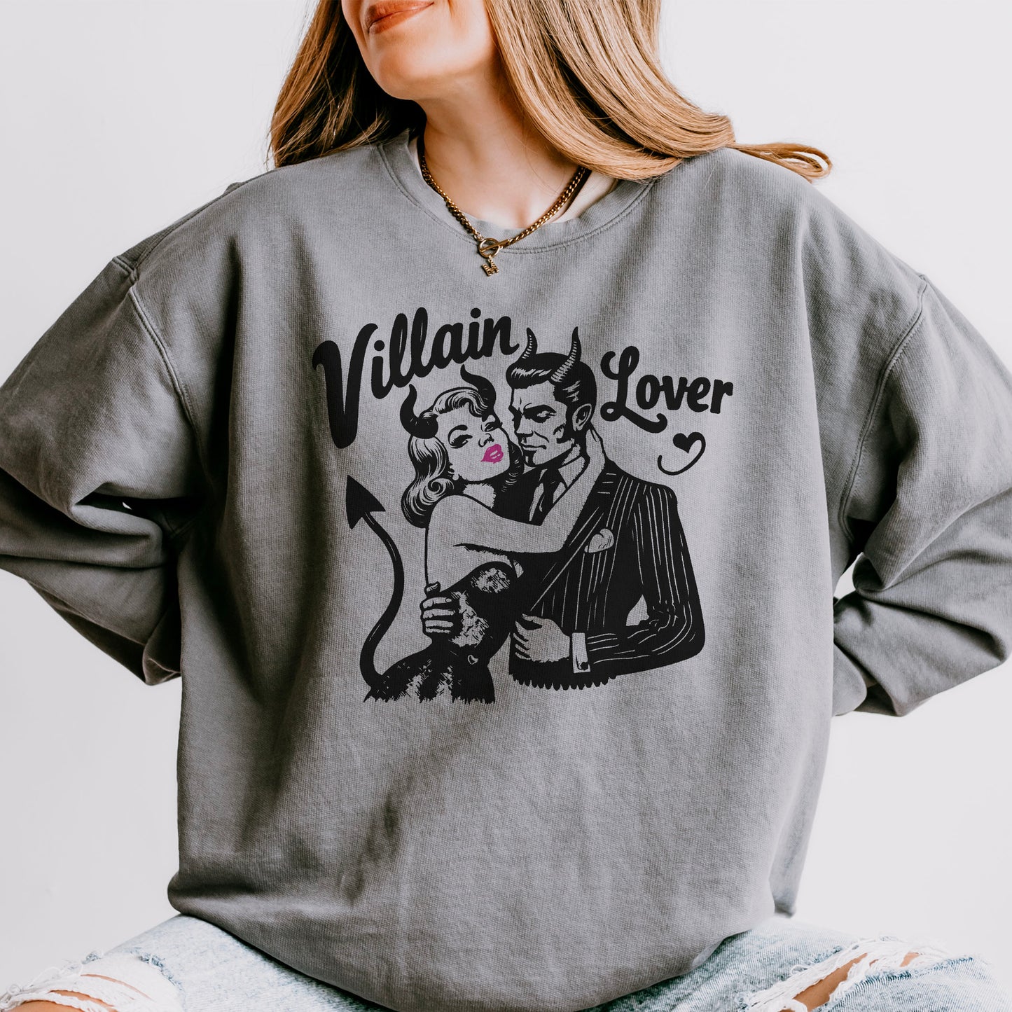 Villain Lover Lightweight Premium Comfort Colors Sweatshirt