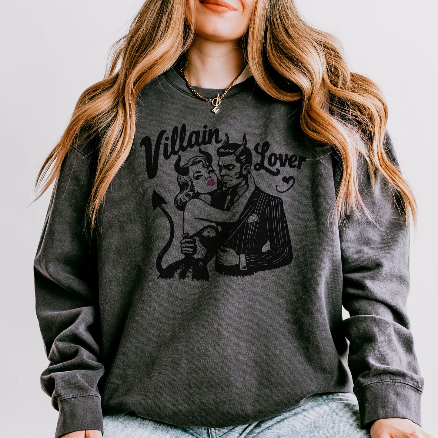 Villain Lover Lightweight Premium Comfort Colors Sweatshirt
