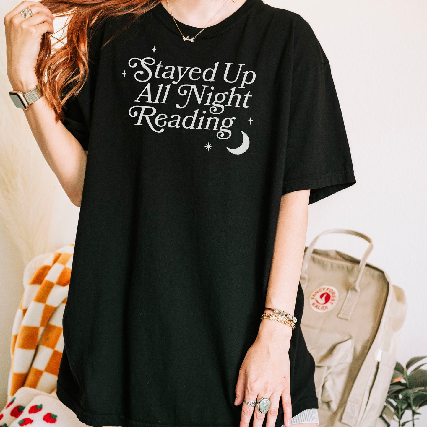 Stayed Up All Night Reading Premium Shirt - Natalia’s Design Studio
