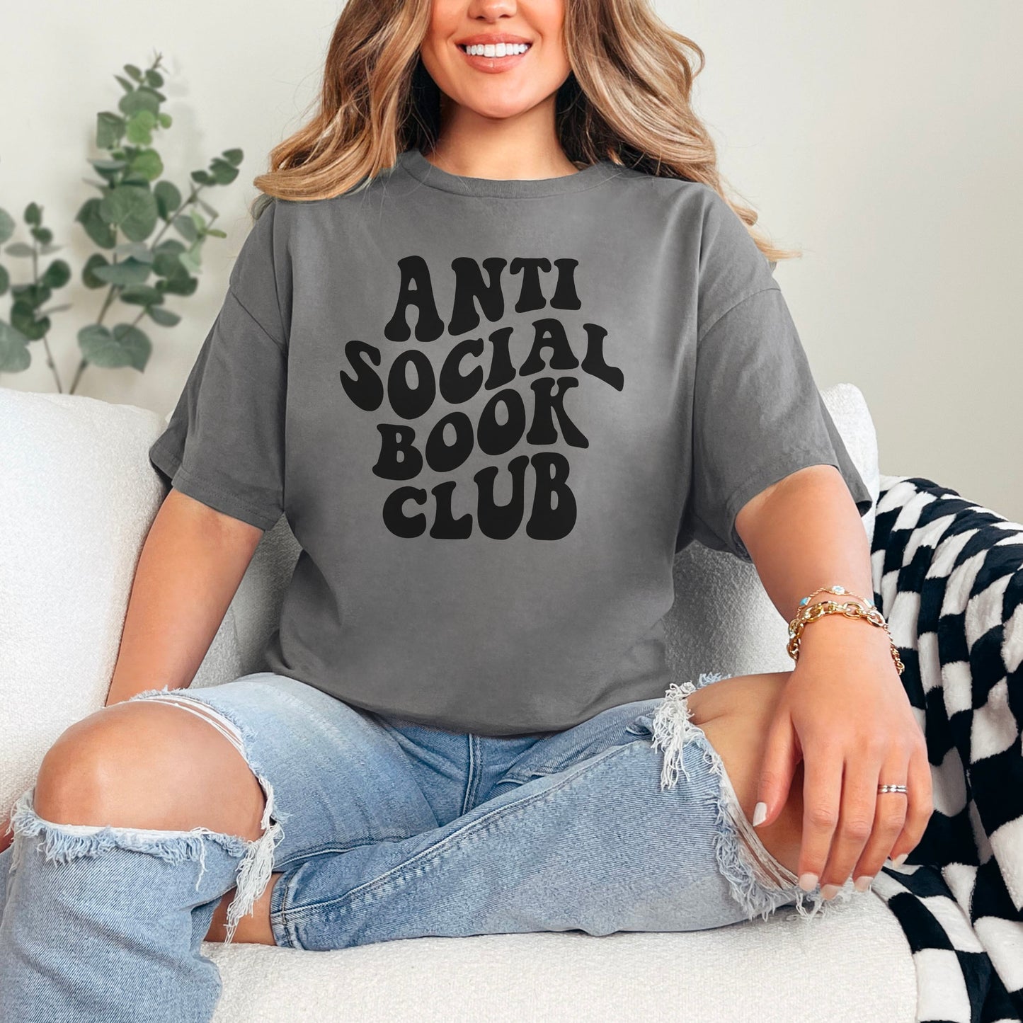 Anti Social Book Club Premium Shirt - Natalia’s Design Studio