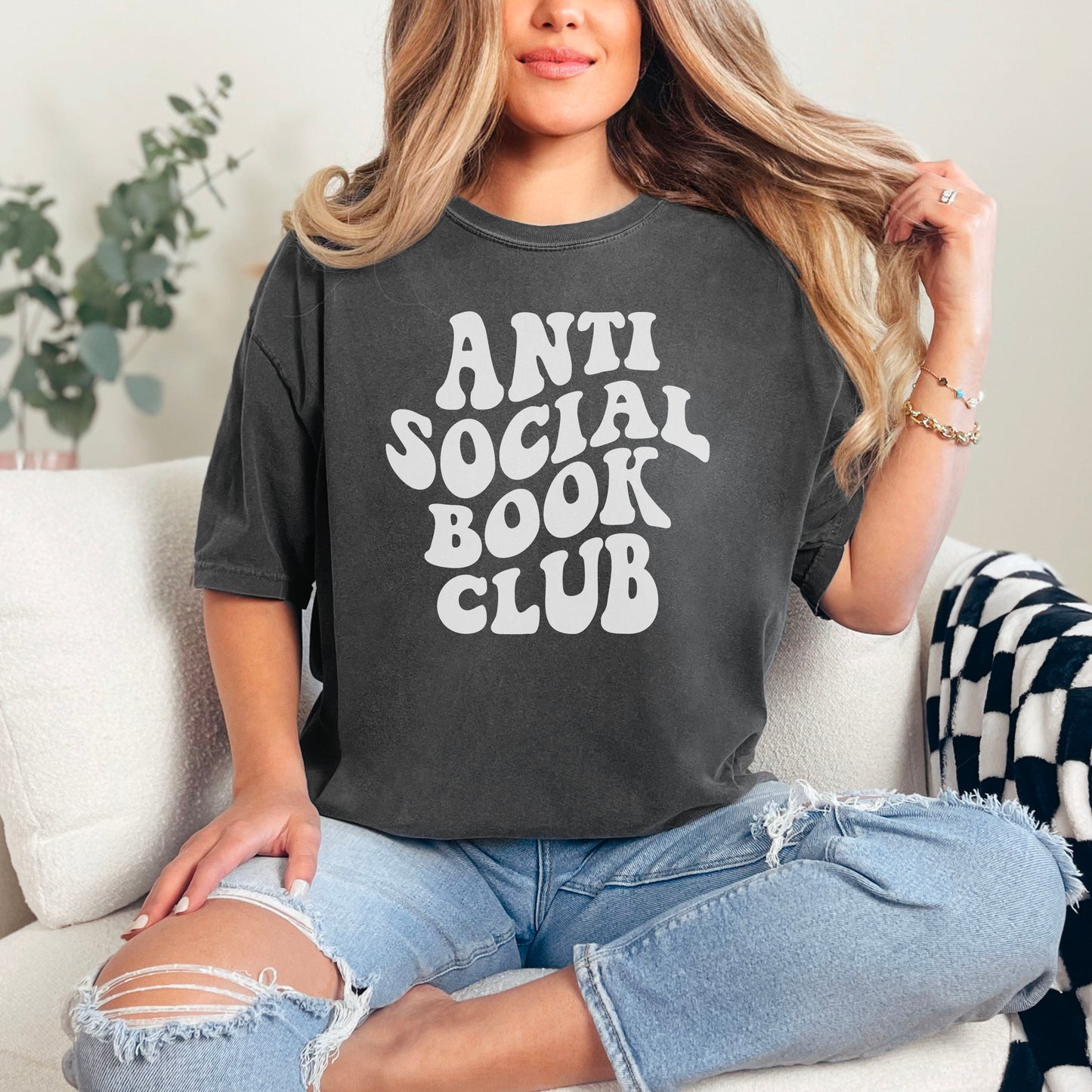 Anti Social Book Club Premium Shirt - Natalia’s Design Studio