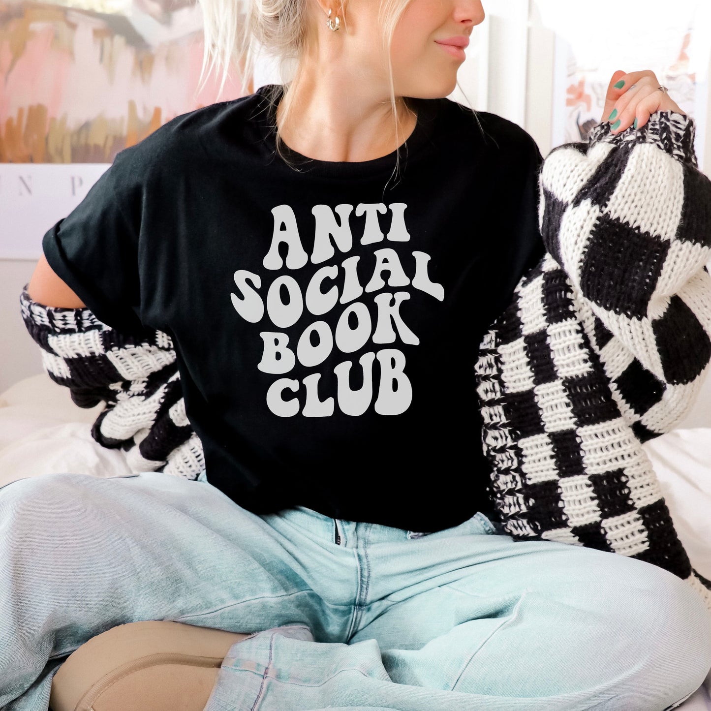 Anti Social Book Club Premium Shirt - Natalia’s Design Studio