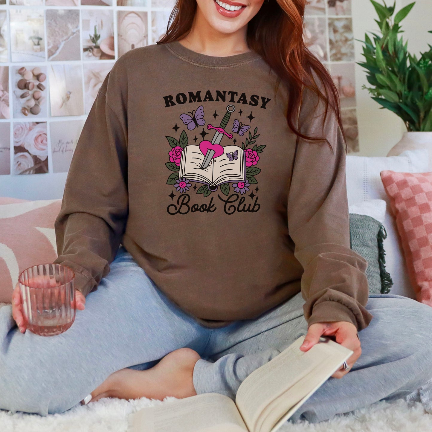 Romantasy Book Club Comfort Colors Long Sleeve Shirt