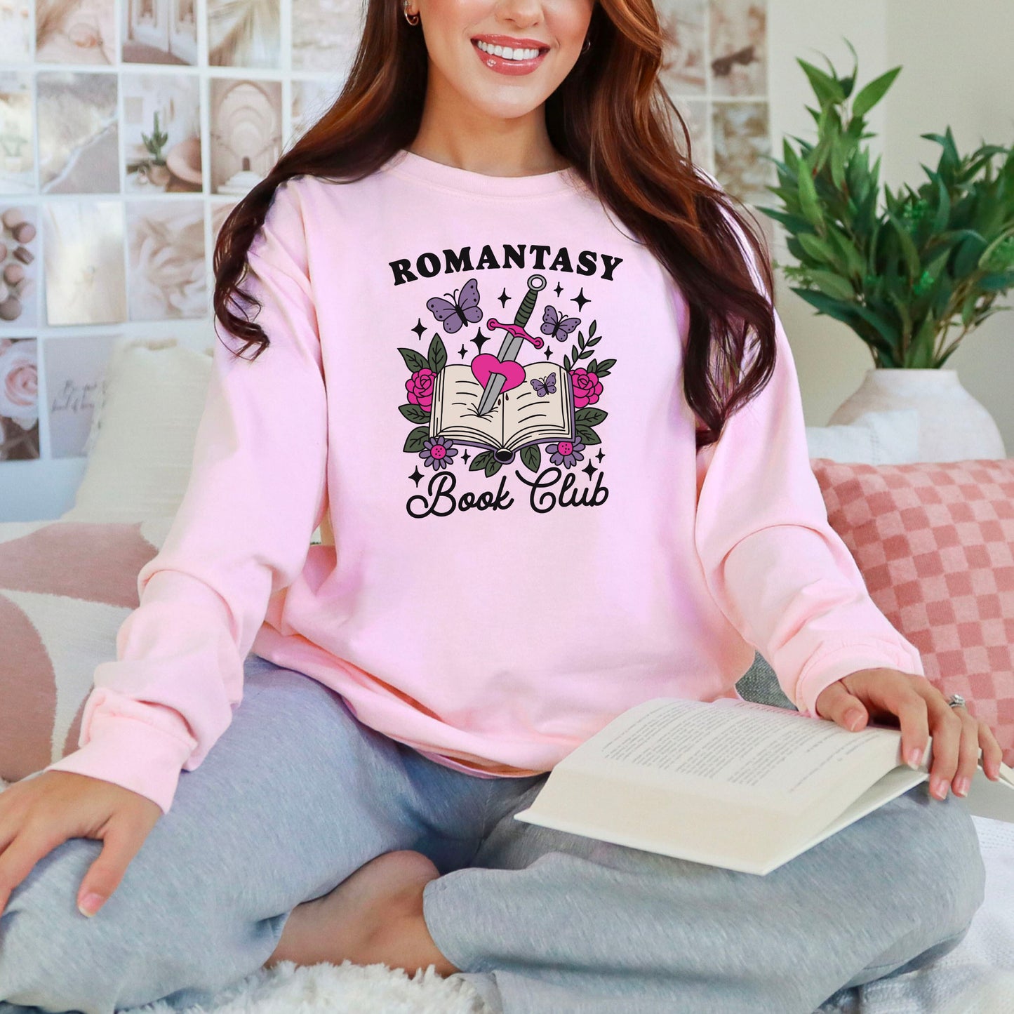 Romantasy Book Club Comfort Colors Long Sleeve Shirt