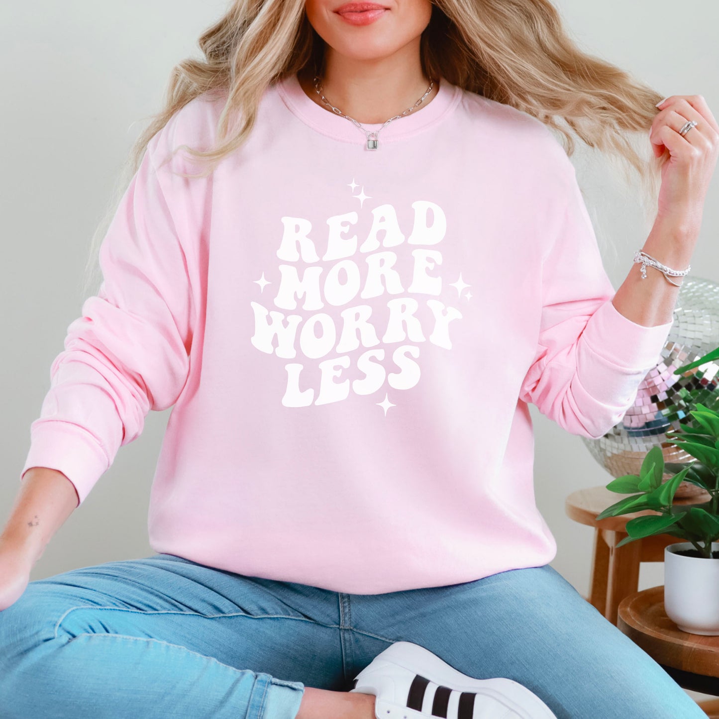 Read More Worry Less Comfort Colors Heavyweight Long Sleeve Shirt