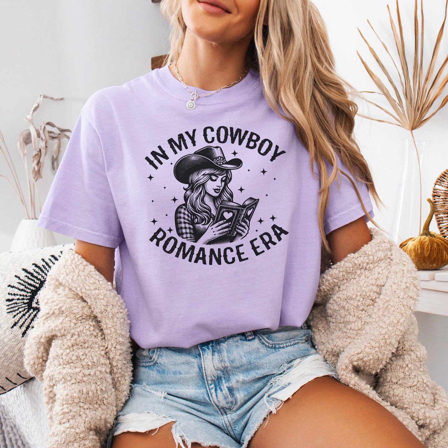 In My Cowboy Romance Era Comfort Colors Shirt