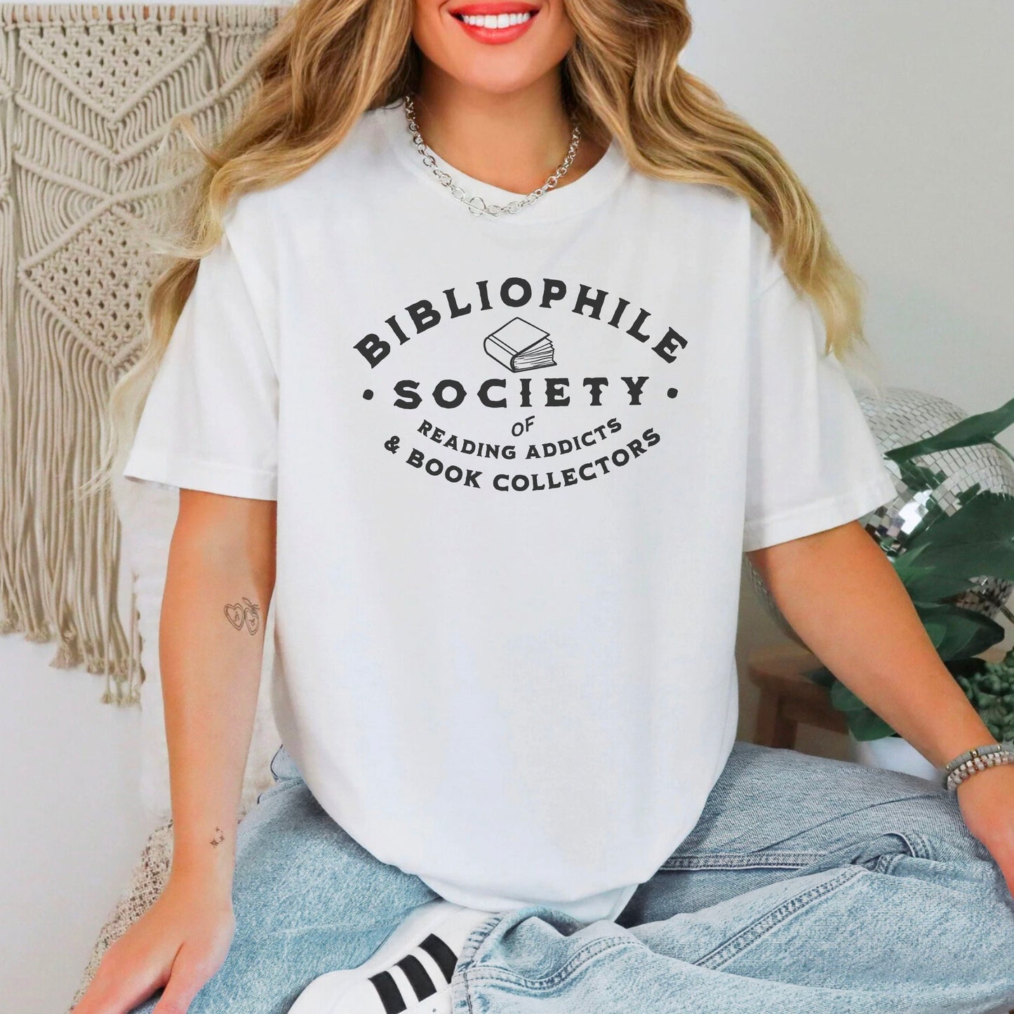 Bibliophile Society Comfort Colors Heavyweight Shirt | Perfect for Readers and Book Collectors