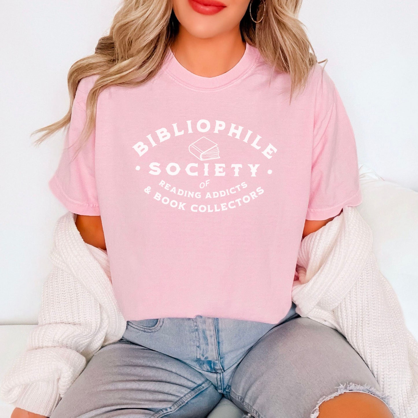 Bibliophile Society Comfort Colors Heavyweight Shirt | Perfect for Readers and Book Collectors