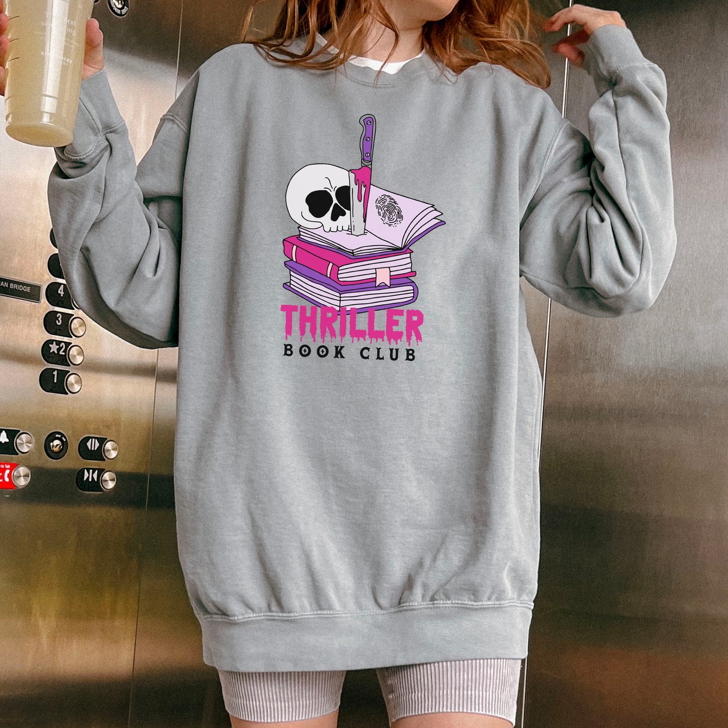 Thriller Book Club Heavyweight Sweatshirt for Mystery Lovers