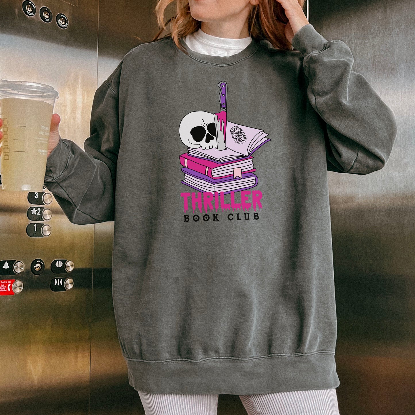 Thriller Book Club Heavyweight Sweatshirt for Mystery Lovers