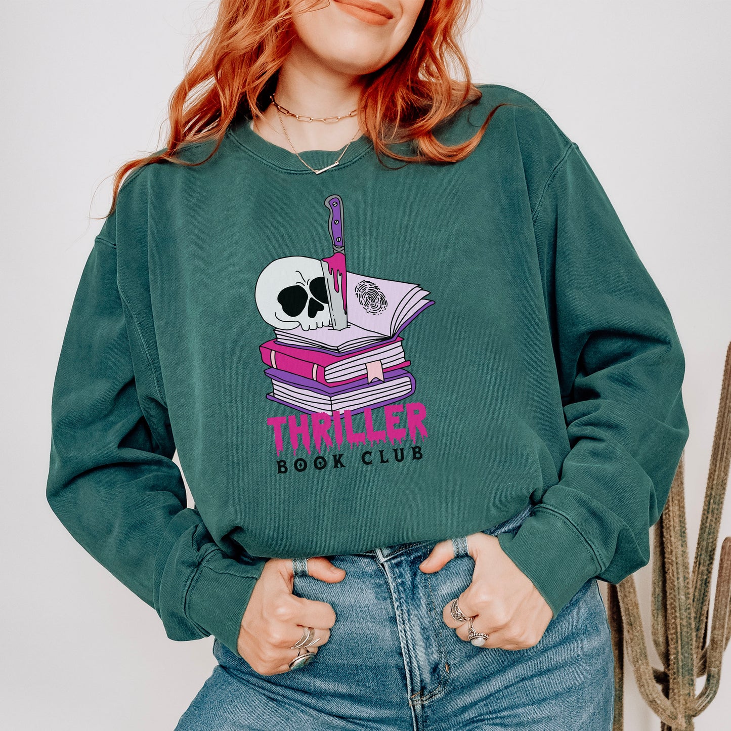 Thriller Book Club Heavyweight Sweatshirt for Mystery Lovers