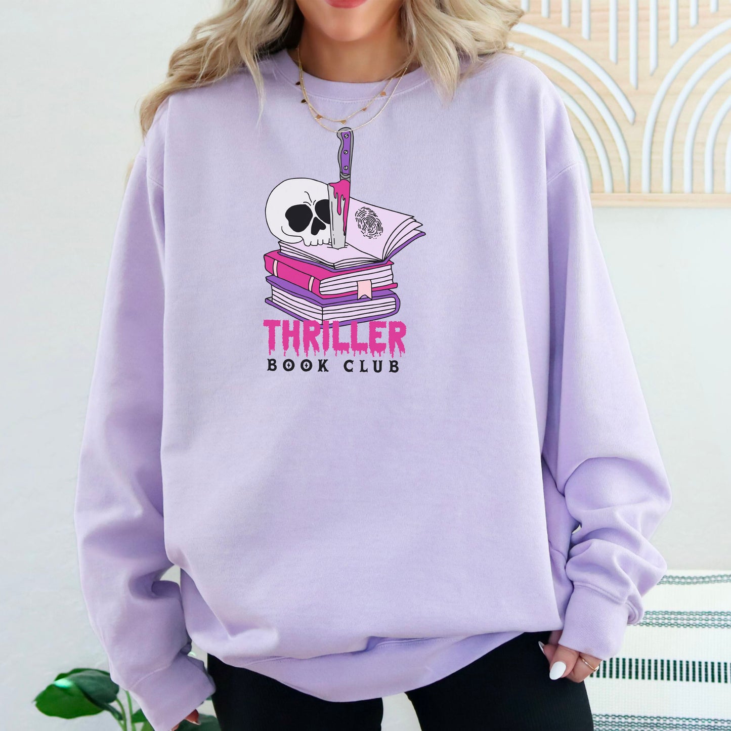 Thriller Book Club Heavyweight Sweatshirt for Mystery Lovers