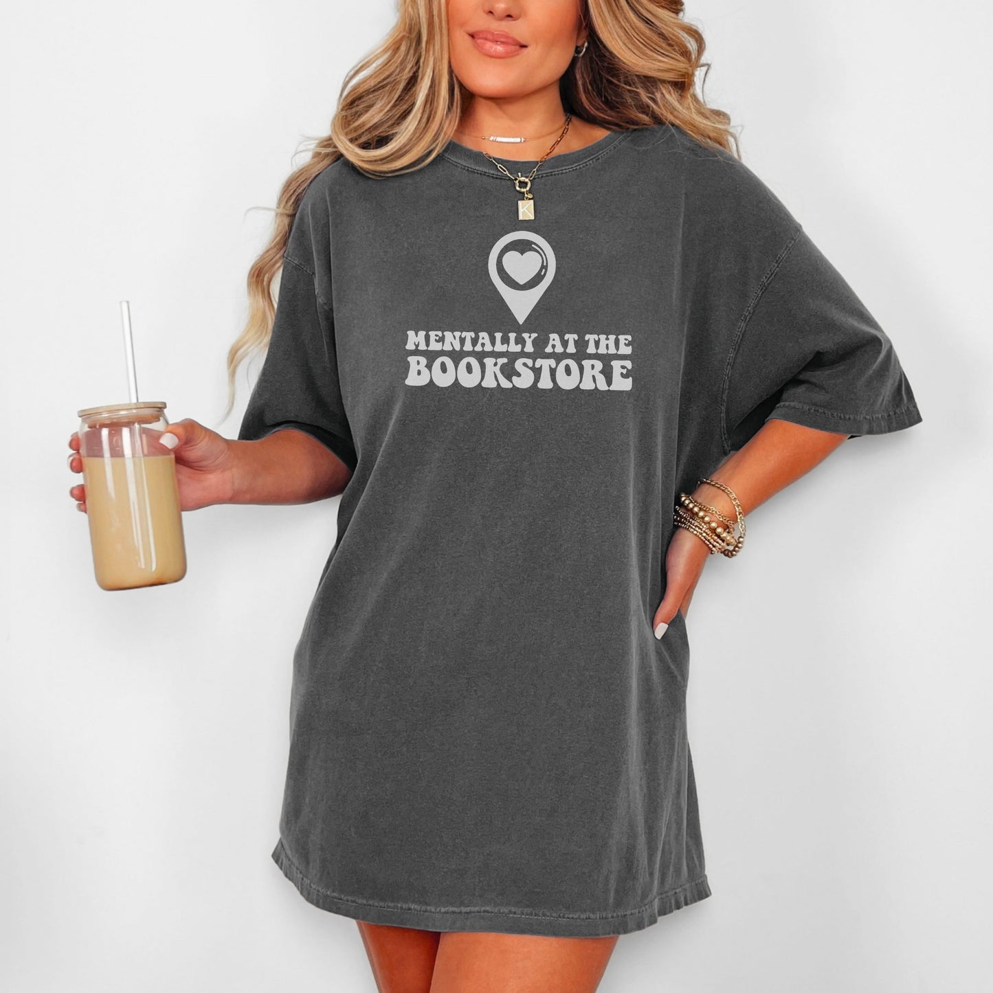 Mentally at the Bookstore Premium Comfort Colors Shirt for Book Lovers