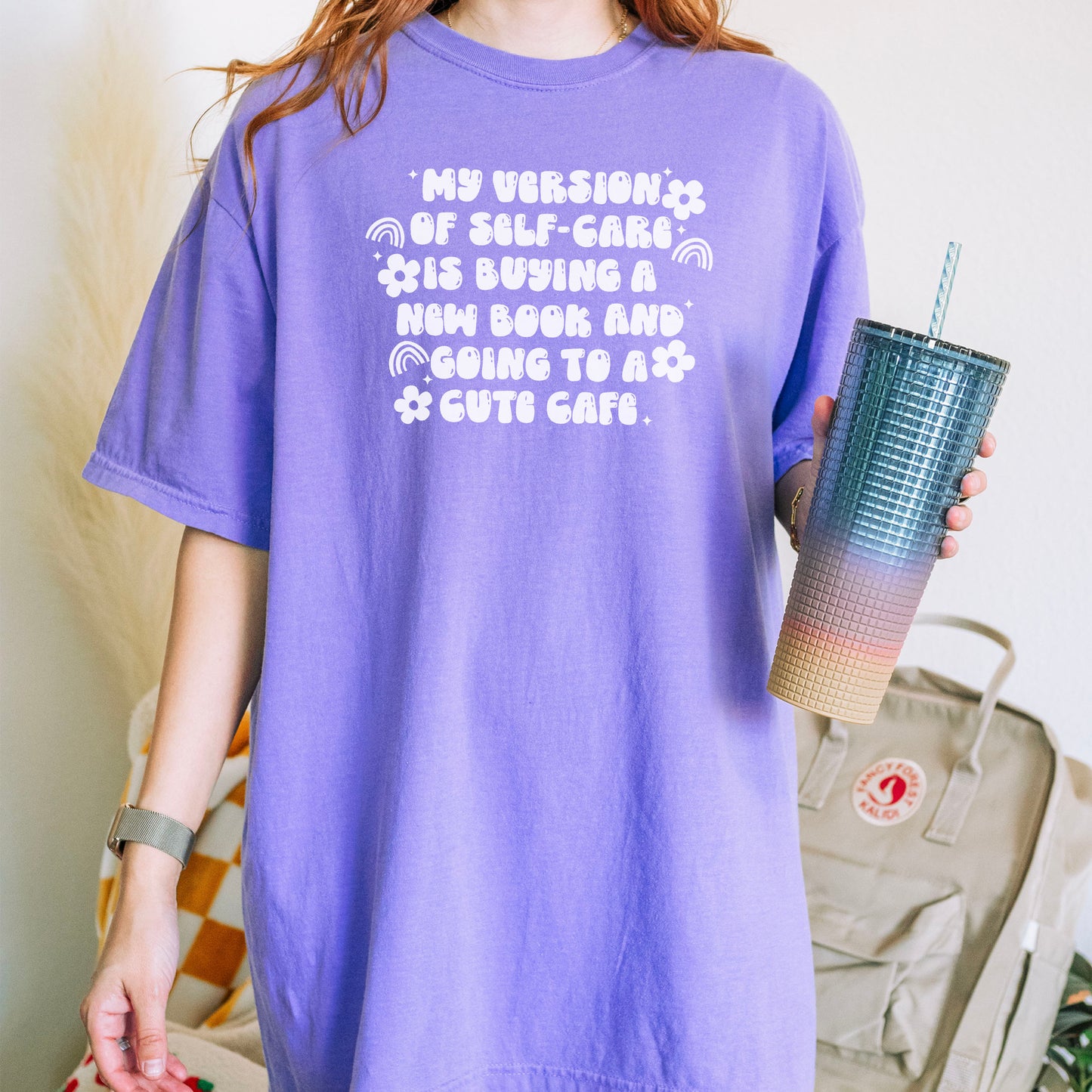 My Version Of Self Care Is Buying a New Book and Going to A Cute Cafe Premium T-Shirt
