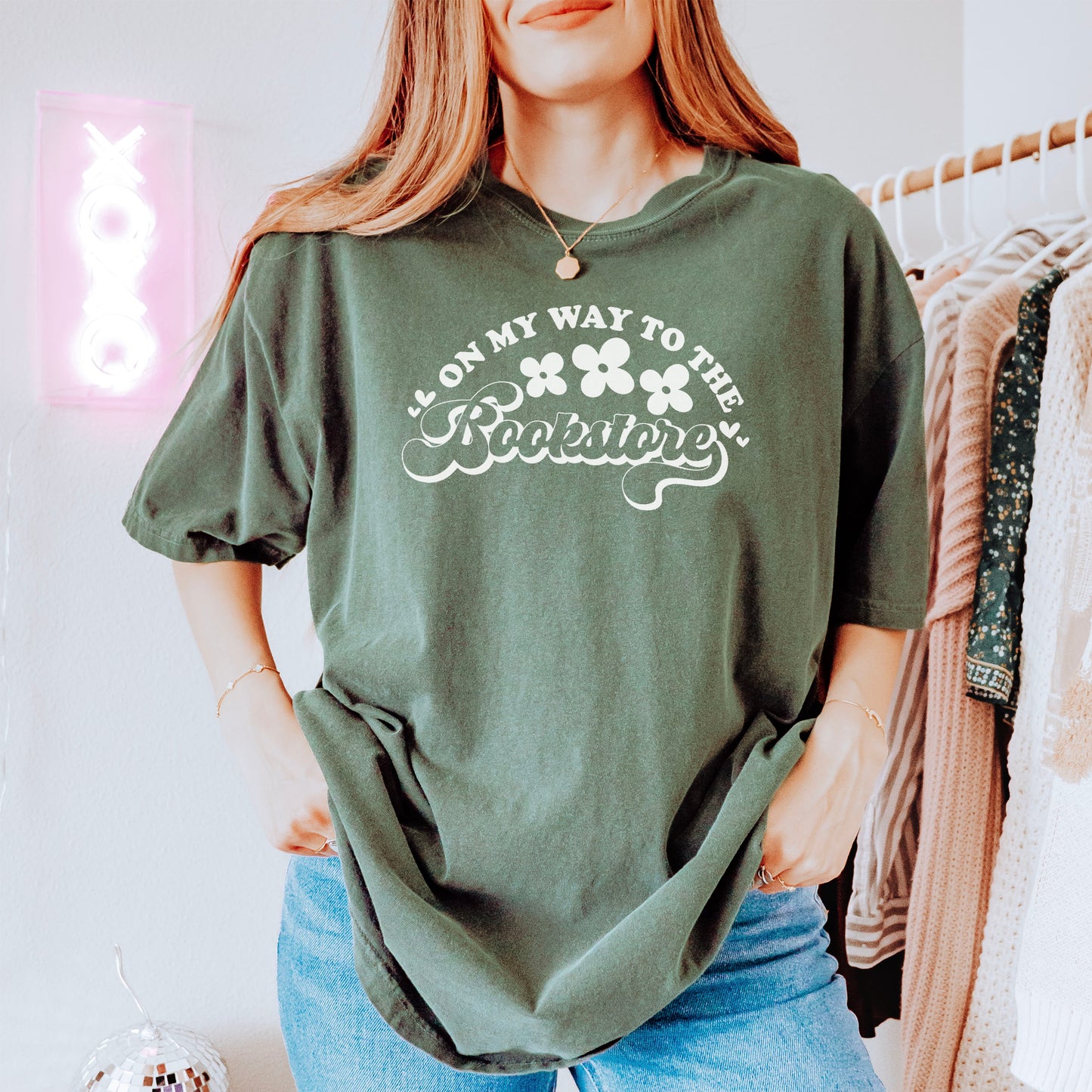 On My Way to the Bookstore Comfort Colors Shirt | Perfect for Bookstore Days