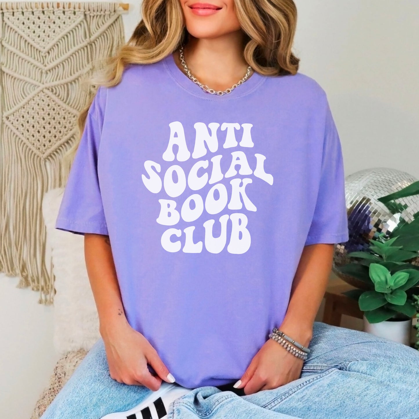 Anti-Social Book Club Comfort Colors Premium Shirt for Book Lovers