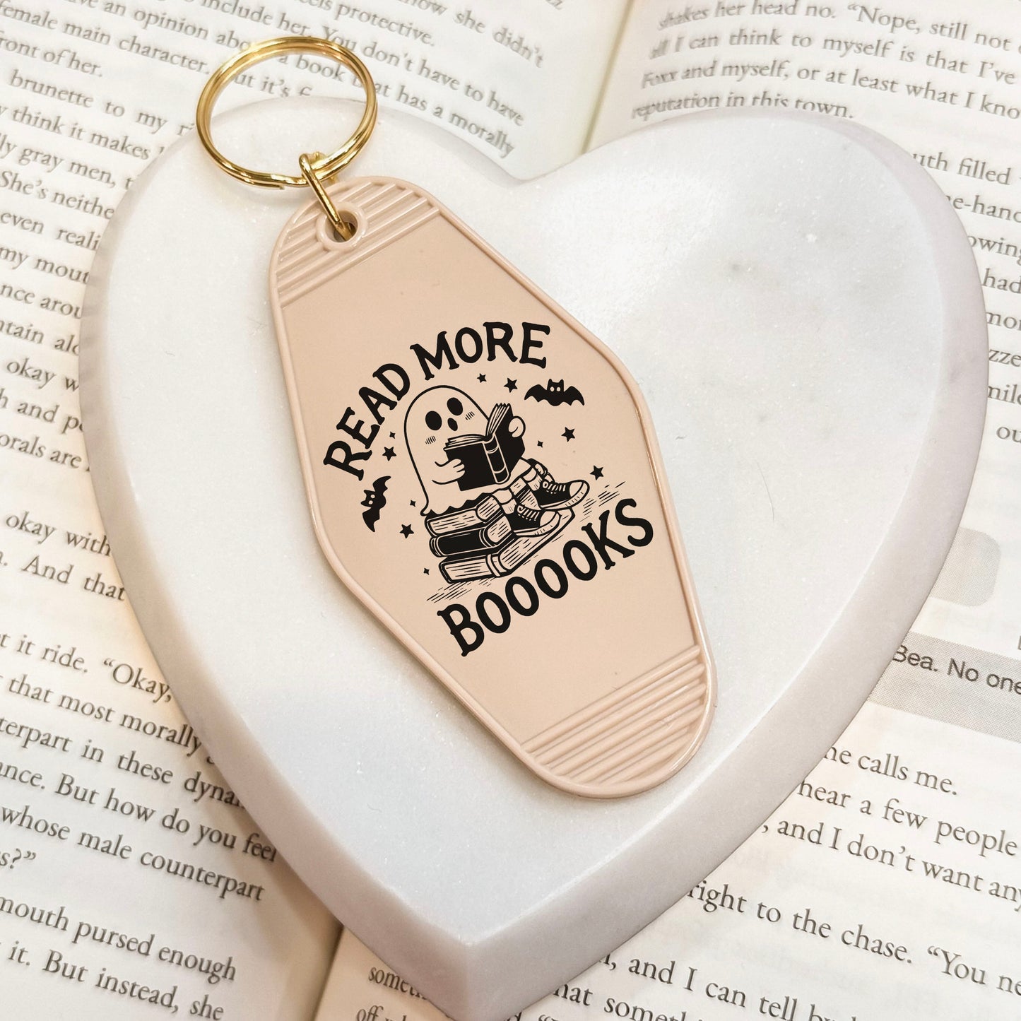 Read More Boooooks Motel Keychain