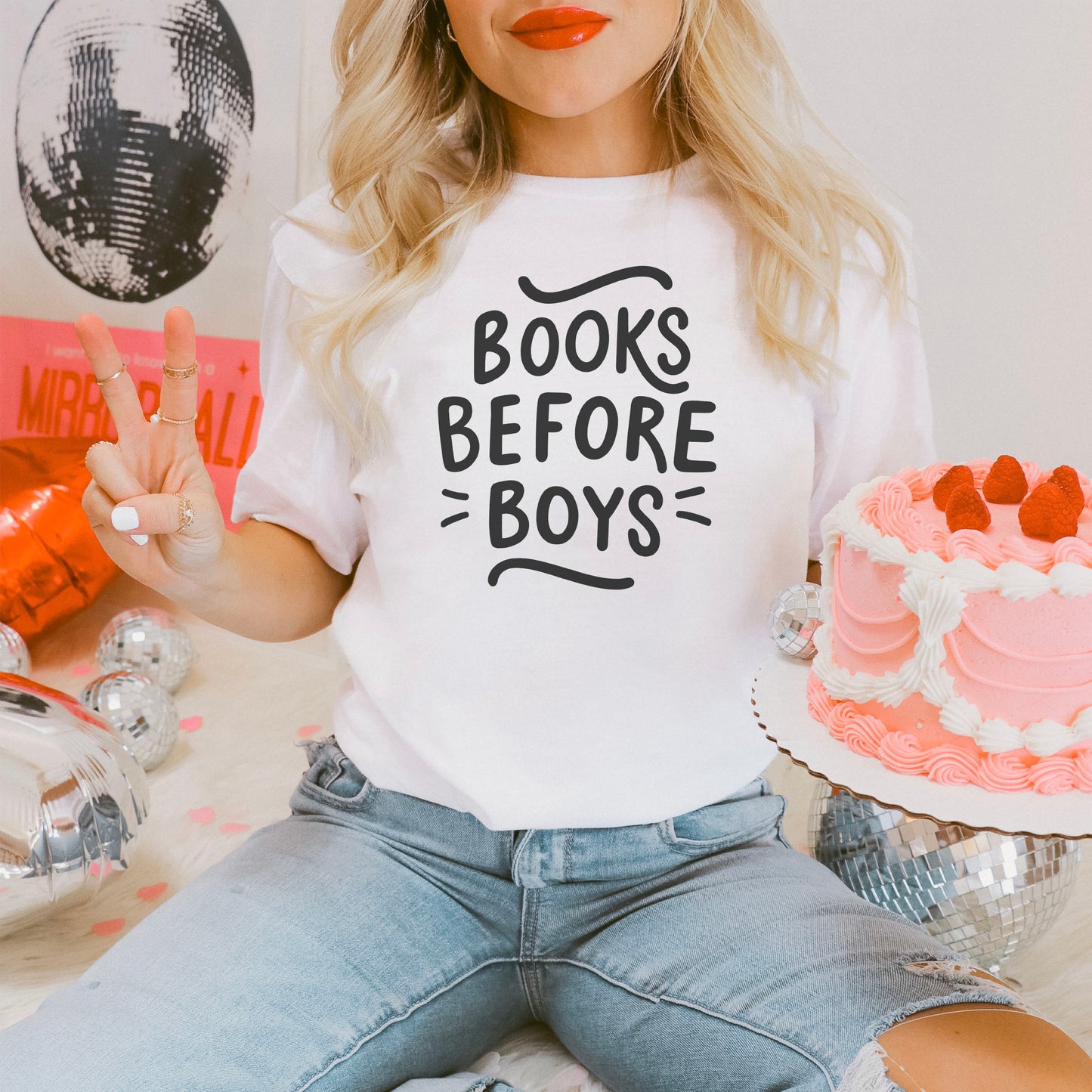 Books Before Boys Premium Shirt - Natalia’s Design Studio