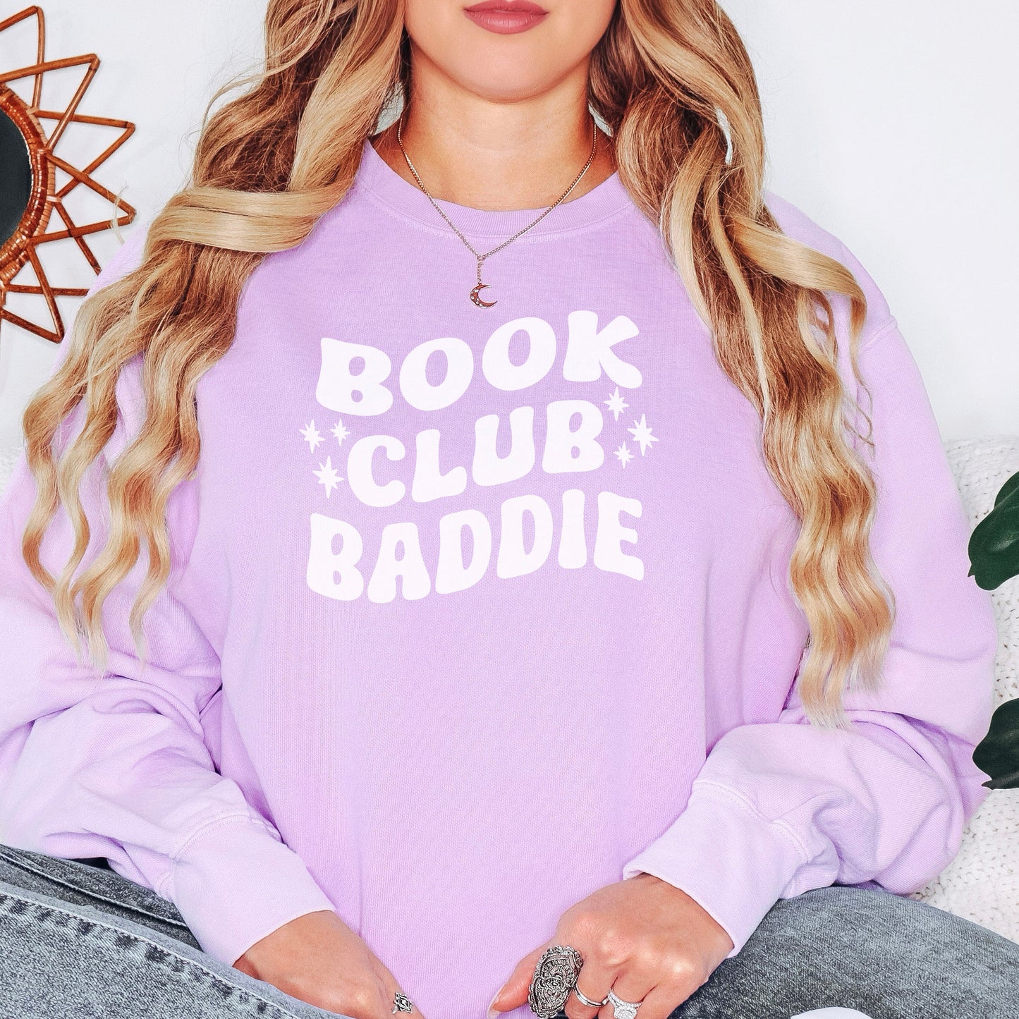 Book Club Baddie Comfort Colors Sweatshirt