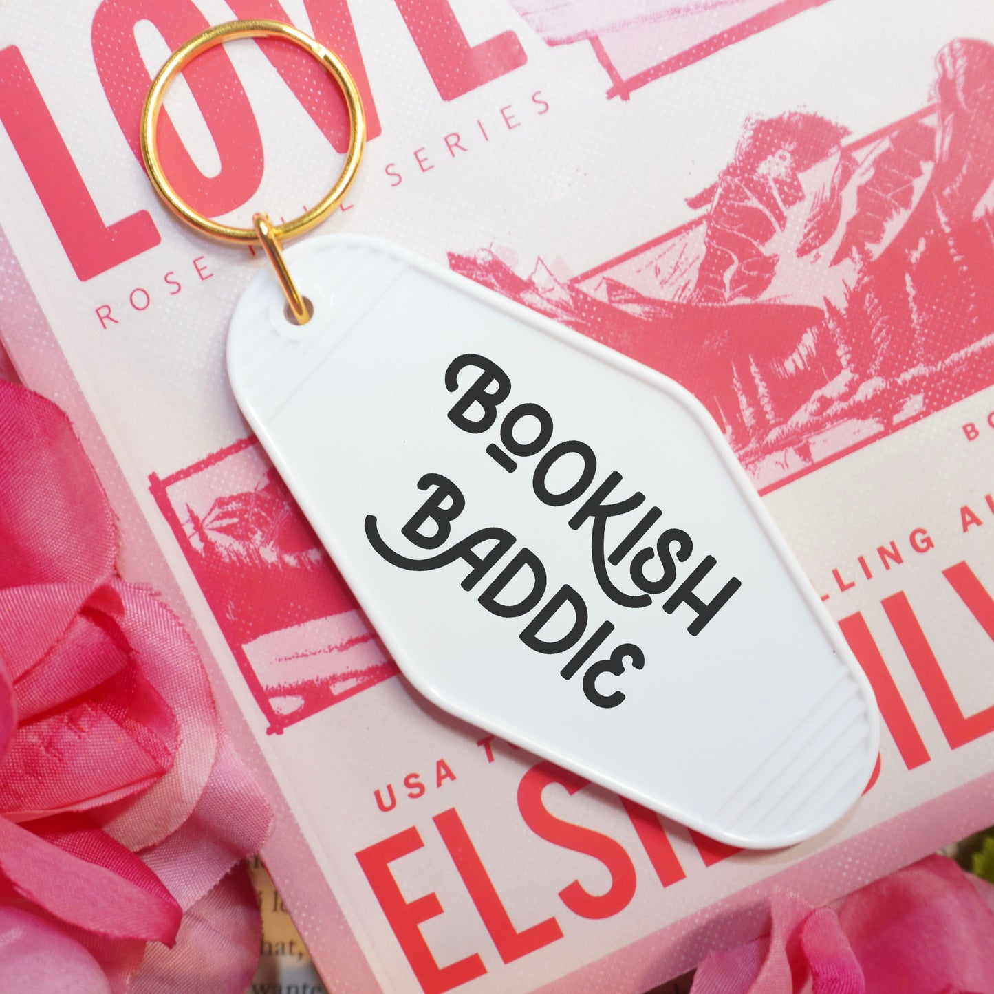 Bookish Baddie Motel Keychain