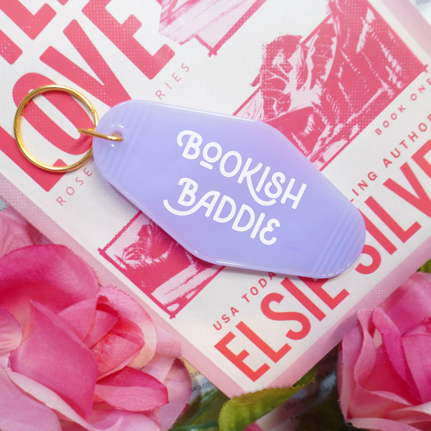 Bookish Baddie Motel Keychain