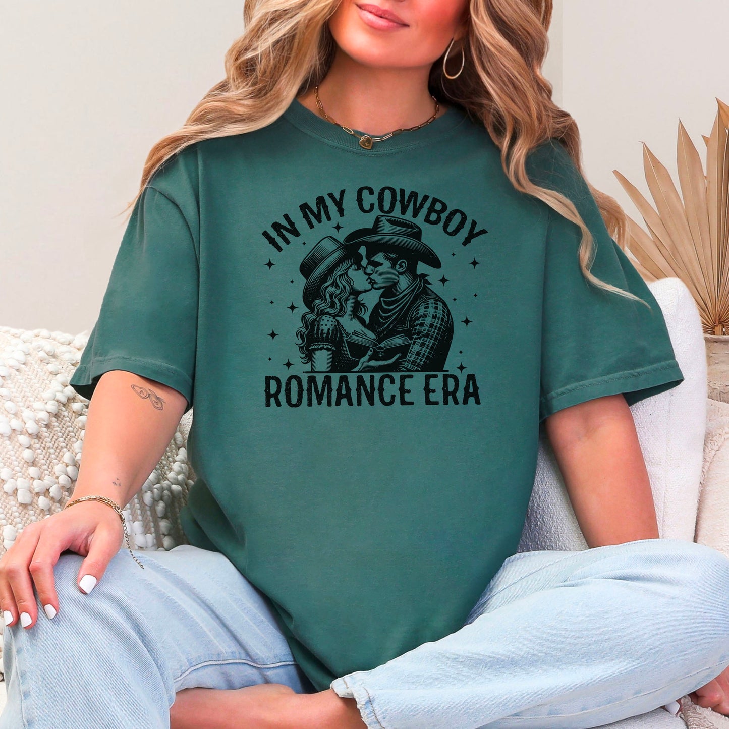 In My Cowboy Romance Era (Couple) Comfort Colors Shirt