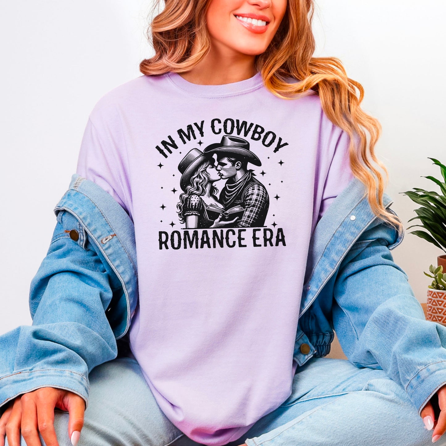 In My Cowboy Romance Era (Couple) Comfort Colors Shirt