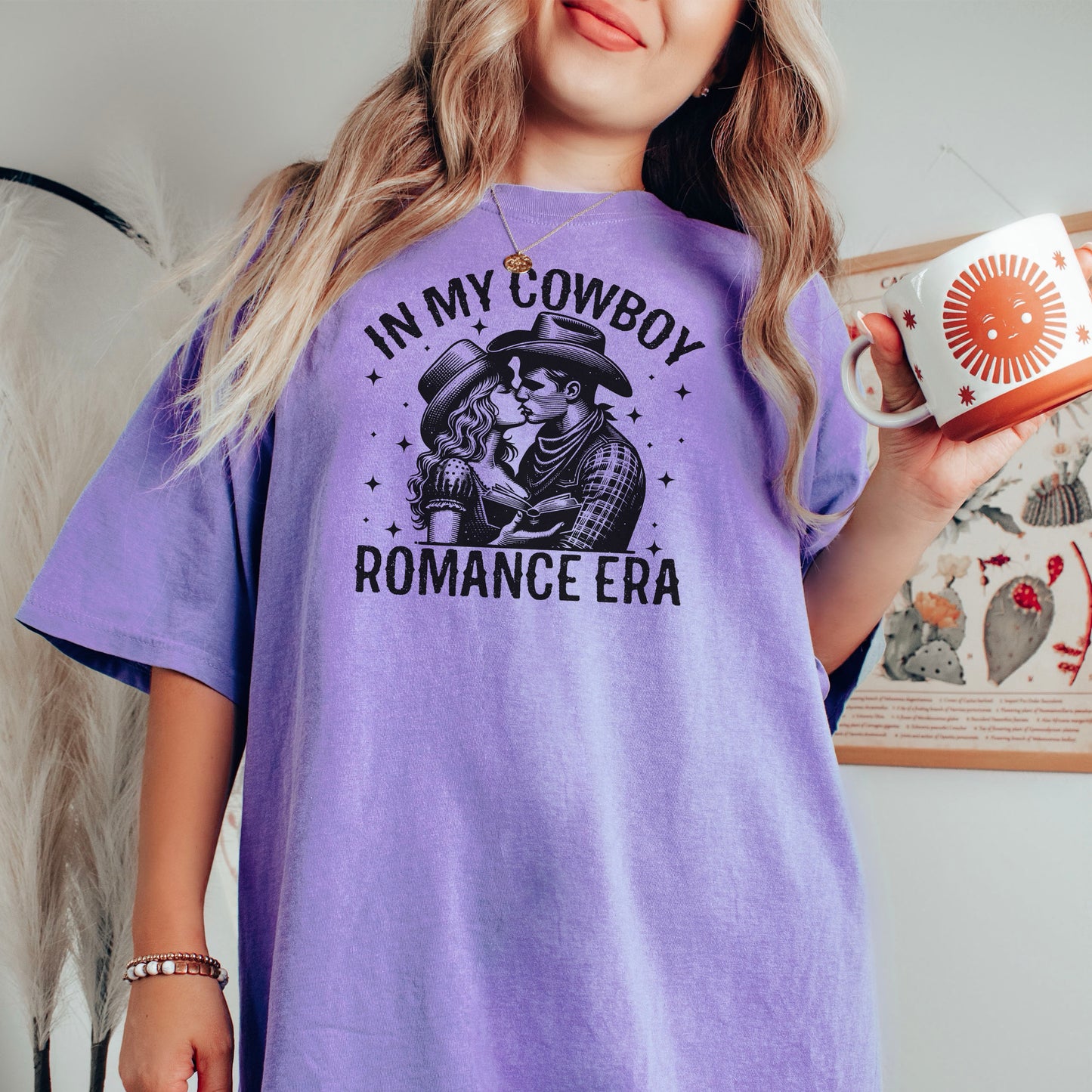 In My Cowboy Romance Era (Couple) Comfort Colors Shirt