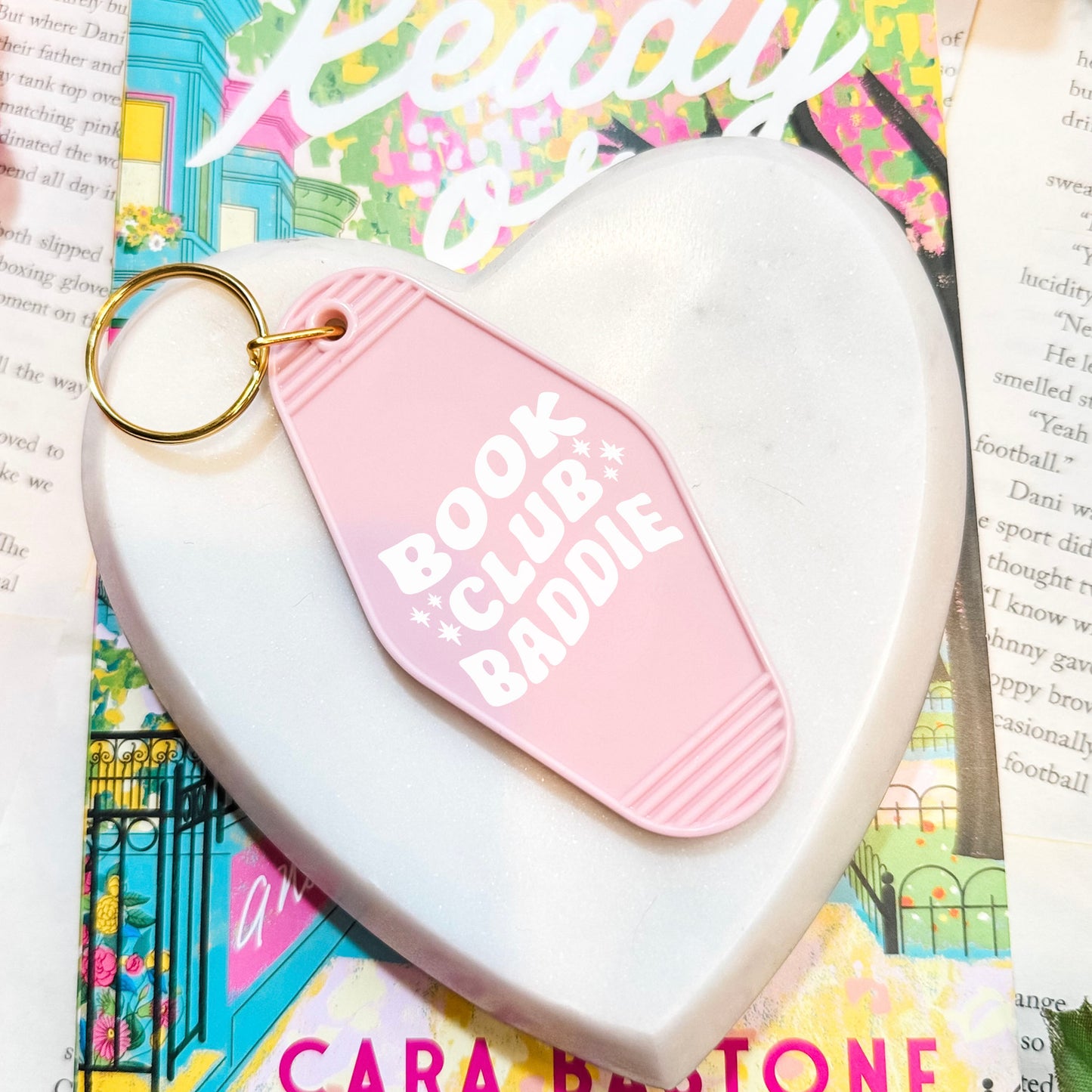 Book Club Baddie Motel Keychain