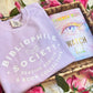 Bibliophile Society Comfort Colors Boxy Cropped Shirt