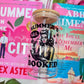 Summer’s All Booked Retro Clear Glass Cup