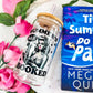 Summer’s All Booked Retro Clear Glass Cup