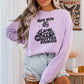 Hot Sun, Hotter Stories - Retro Summer Bookish Comfort Colors Sweatshirt for Readers