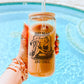 Jut Read and Chill Clear Glass 16oz Cup