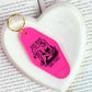 Hot Bookish Summer Motel Keychain