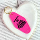 Hot Sun Hotter Stories Bookish Motel Keychain