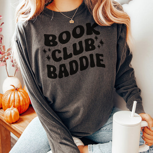 Book Club Baddie Premium Long Sleeve T-Shirt - Natalia’s Design Studio