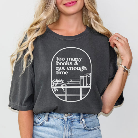 So Many Books & Not Enough Time Premium T-Shirt