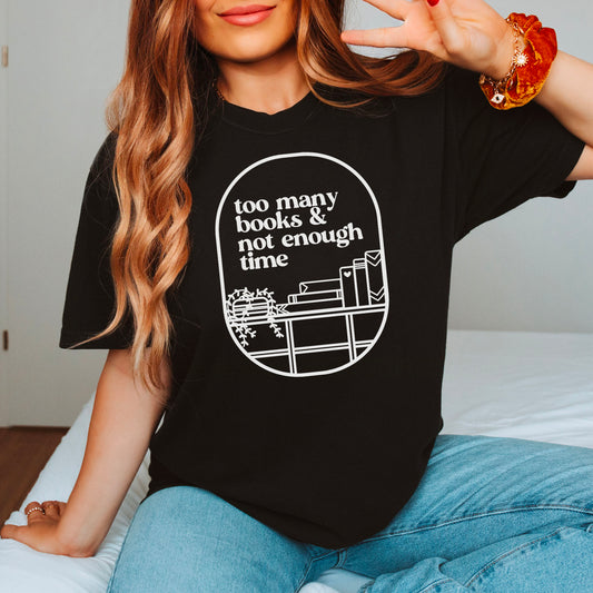 So Many Books & Not Enough Time Premium T-Shirt